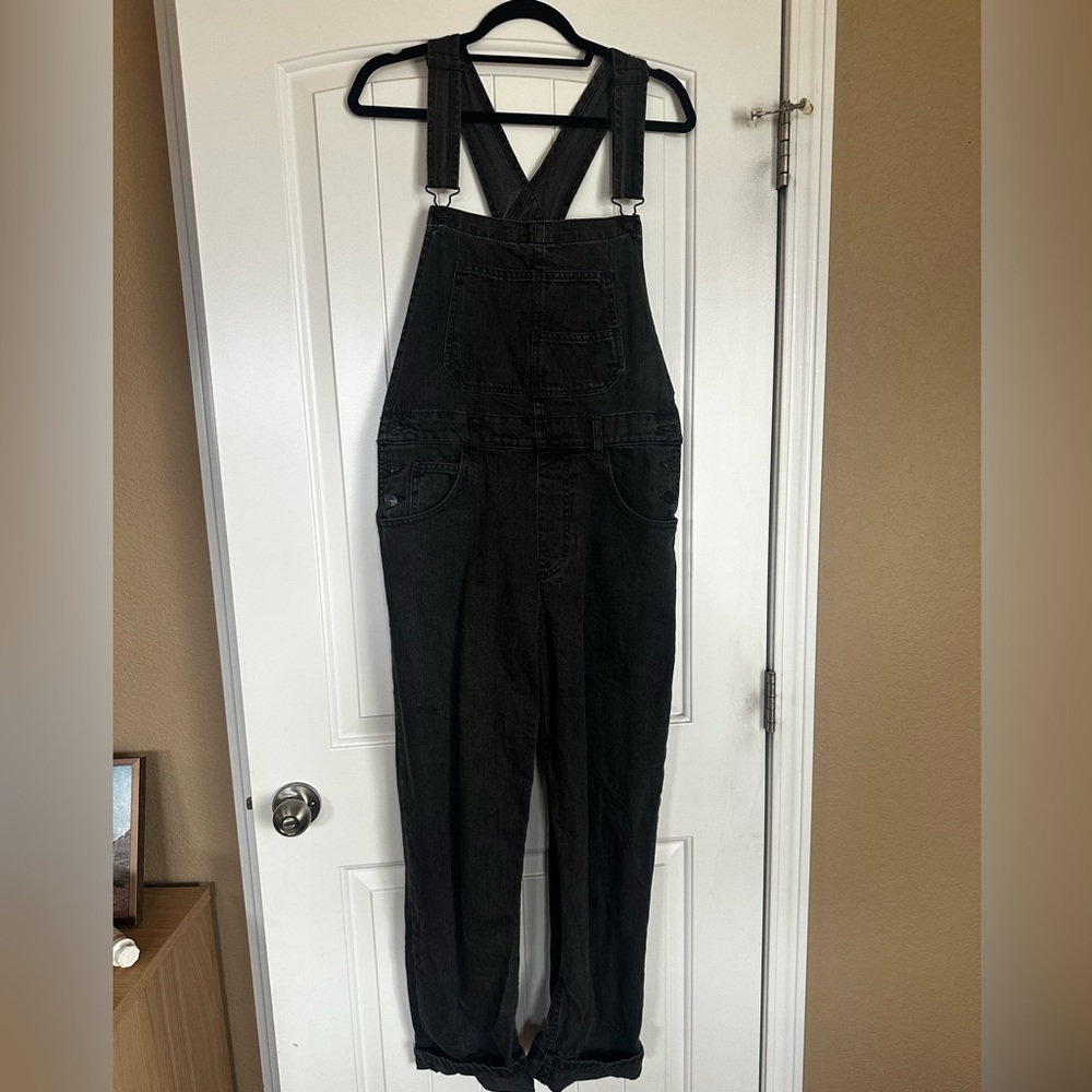 Free People: We the free ziggy dark gray overalls